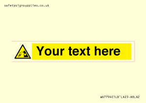 Custom warning roof avalanche